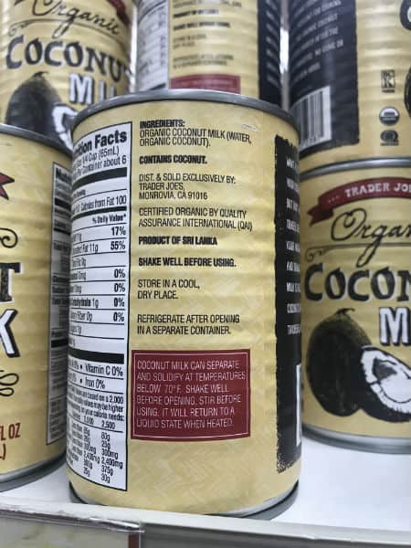Must Have Trader Joes Coconut Milk | Spiro Health and Wellness