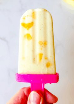 Mango Piña Colada Popsicles