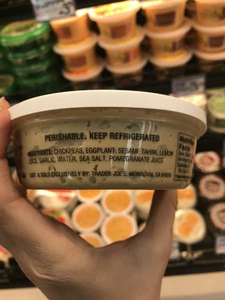 Must Have Trader Joe's Eggplant Hummus | Spiro Health and Wellness